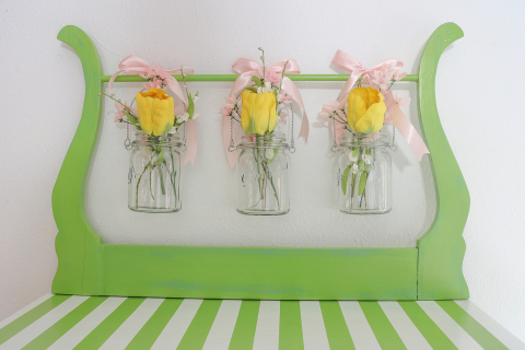 Stay in Lime (towel rack view)