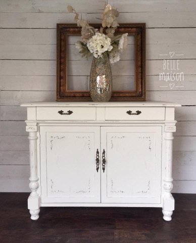 Antique White Server