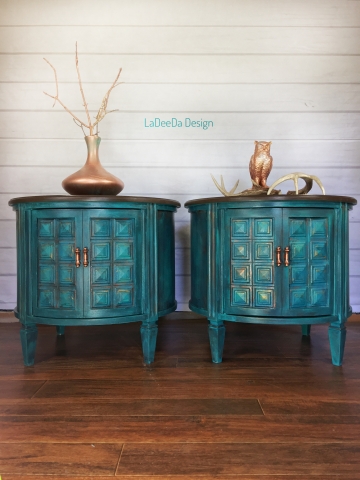 Mid Century Patina Tables