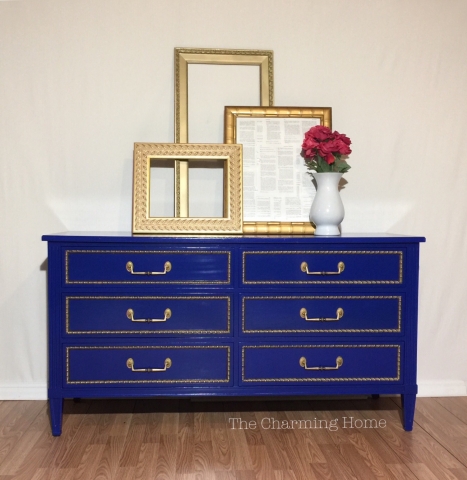 Klein Blue Henredon Dresser