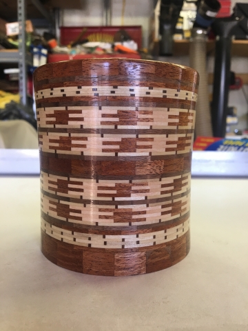 Segmented Bowl with 1279 pieces.