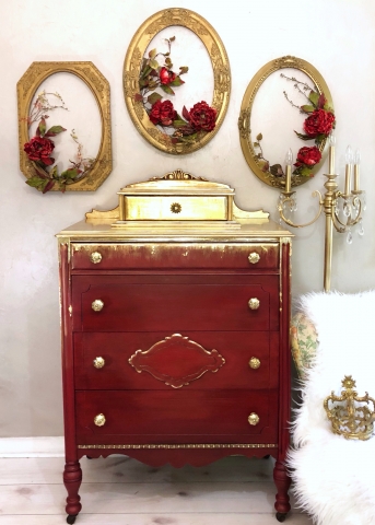Decoupage Delight Dresser