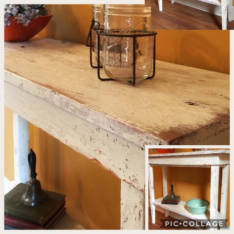 Textured Farmouse Table