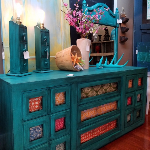 Boho dresser