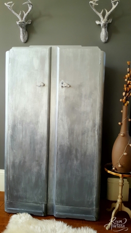Ombre pearlised wardrobe