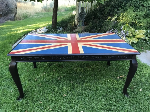 Union Jack Flag table