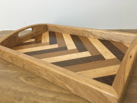 Herringbone Serving Tray
