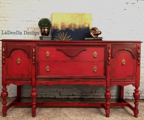 Pop of Color Red Buffet