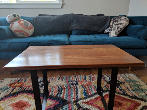 African Mahogany River Coffee Table