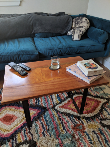 African Mahogany River Coffee Table