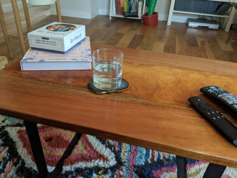 African Mahogany River Coffee Table