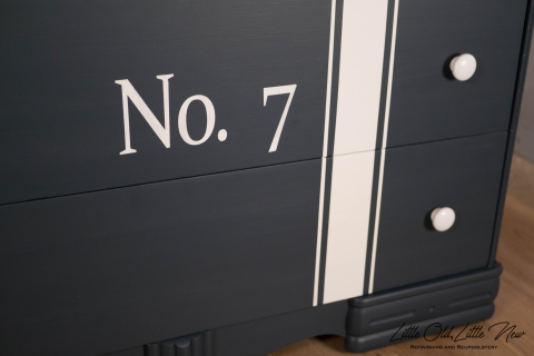 Vintage Waterfall Dresser