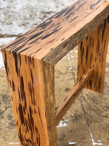 Pecky Cypress Hall Table