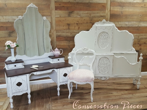 Antique Bed & Vanity