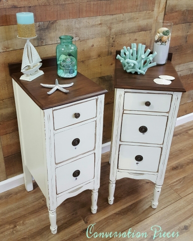 Antique Vanity into Side Tables