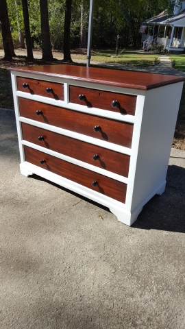 1940's Purple Dresser After