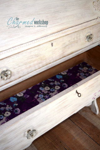Floral fabric interiors